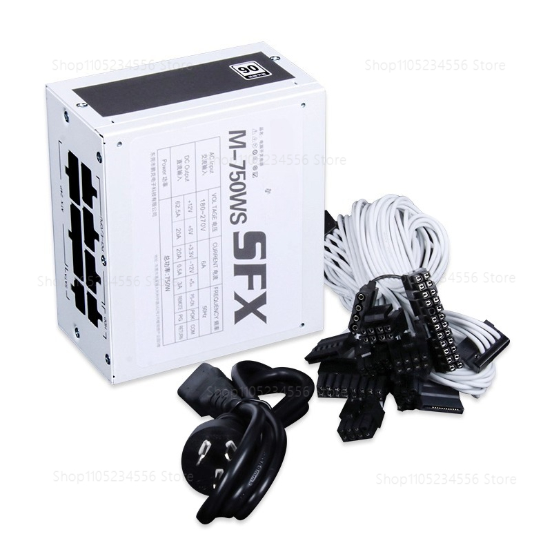 Sfx Power Supply 750W Gold - SFX full module pure white 750W