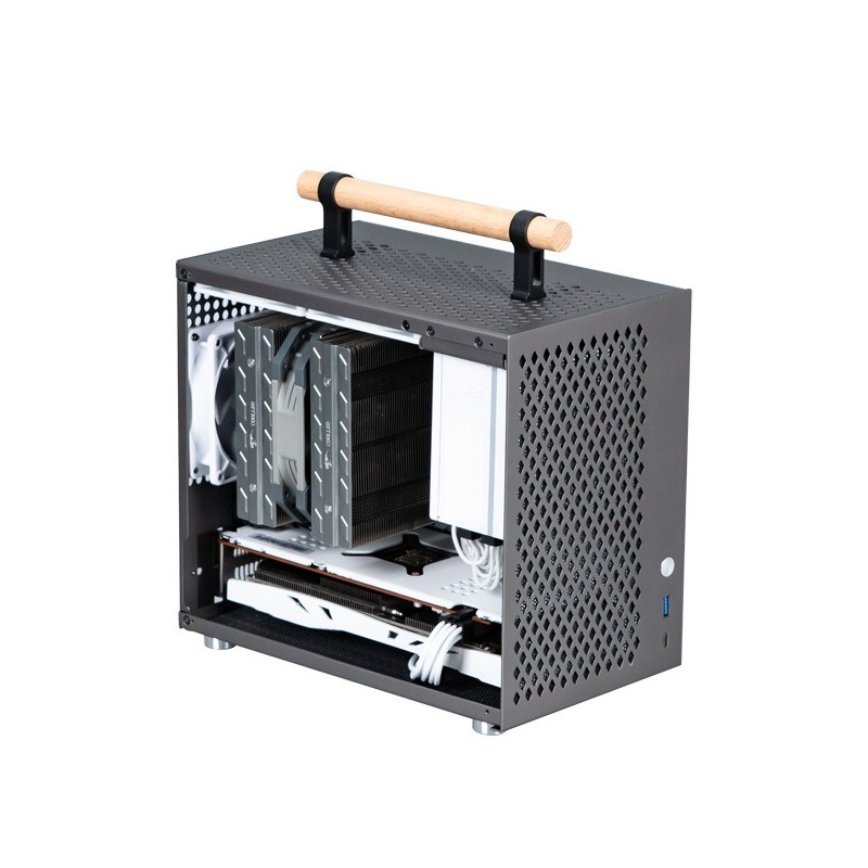 Mini Itx Case With Handle Portable - Full Aluminum ITX Case Mini Portable