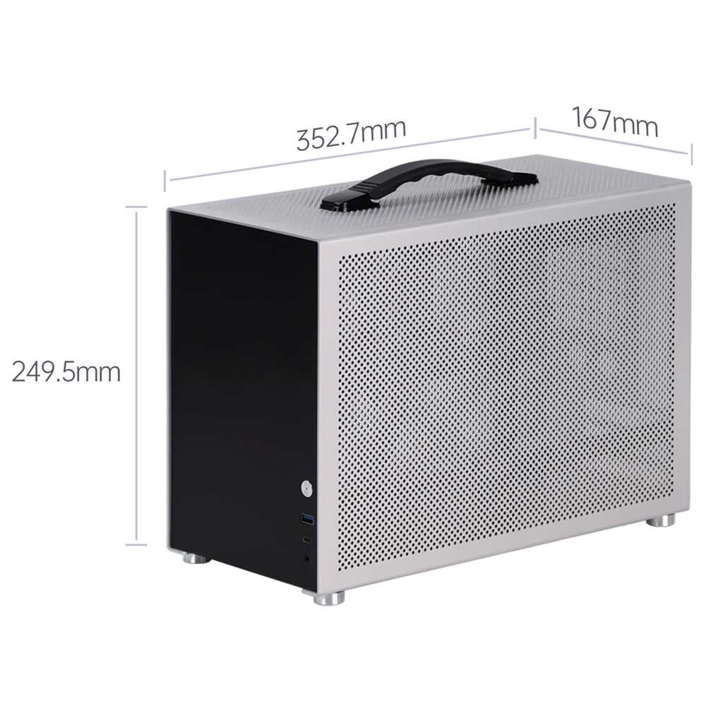 Portable Mini ITX PC Case Mode - Mini Itx Case With Handle Portable 评论和价格