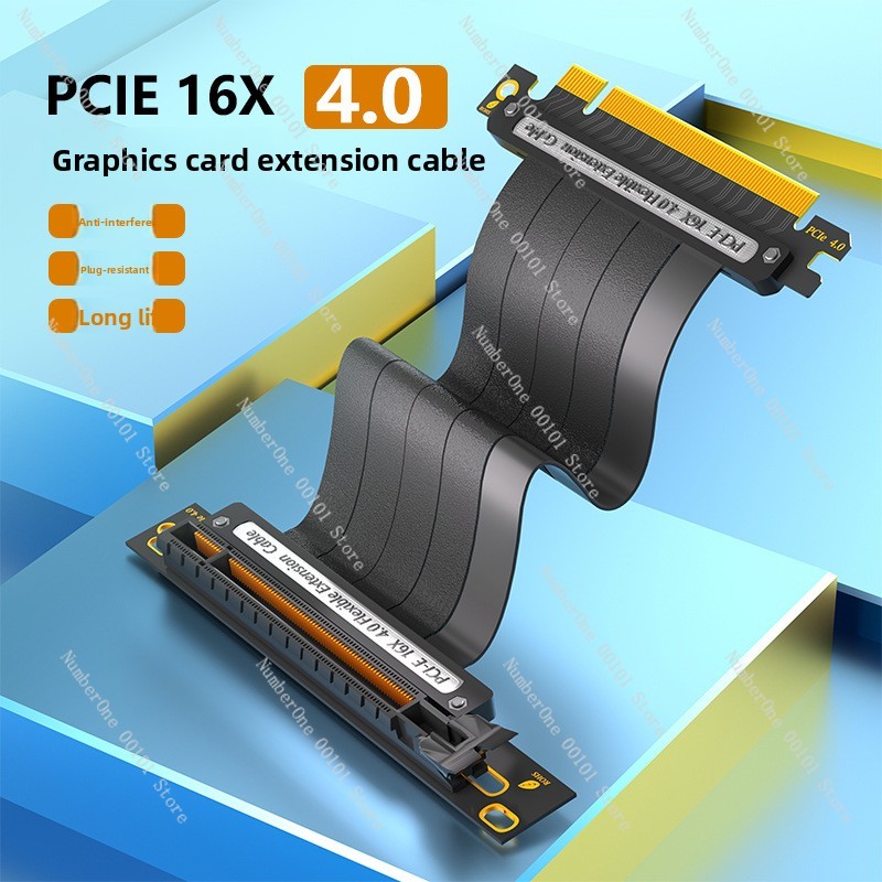 PCIe 4.0 x16 Extension Adapter - Itx Case Pcie Riser 4.0 评论和价格