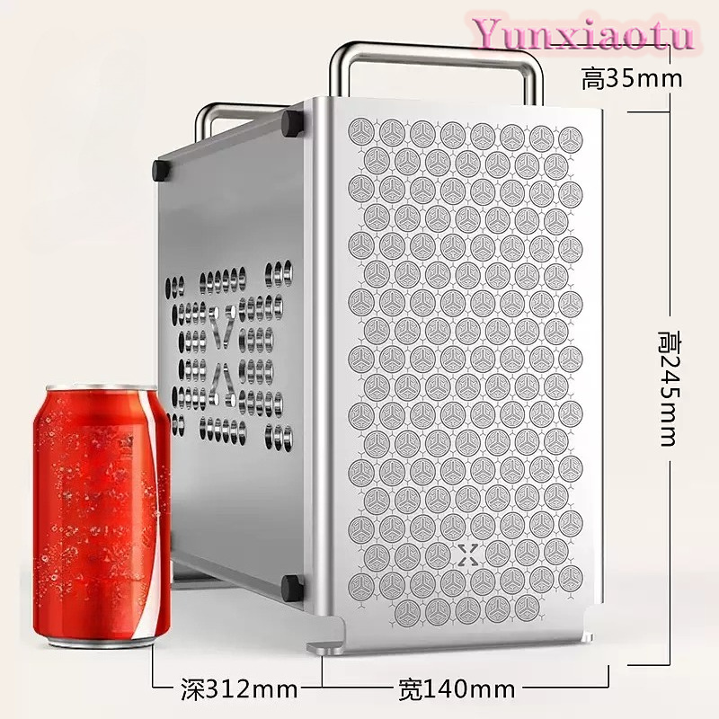 Mini ITX Computer Case Aluminu - Mini Itx Case With Handle Portable 评论和价格