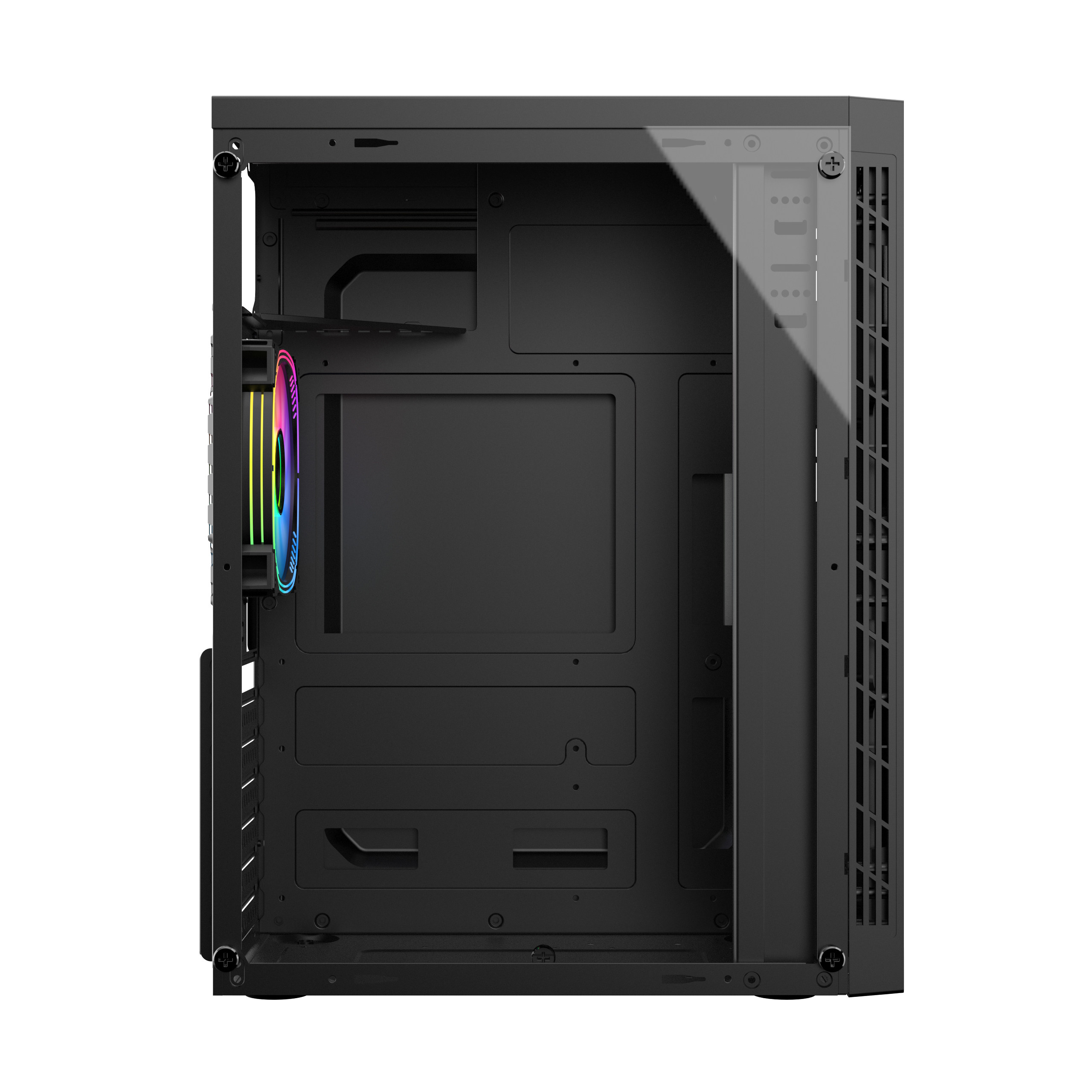 ATX PC Case For Business & Gam - Mini Itx Case Water Cooling Support 评论和价格