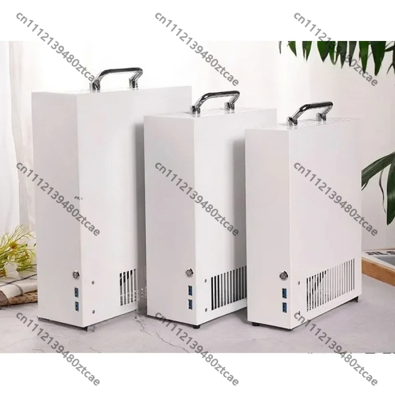 White Portable ITX MATX Mini P - Mini Itx Case With Handle Portable 评论和价格