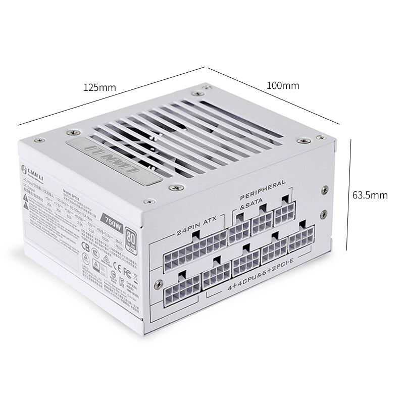 LIAN LI 750W Power Supply  ITX - Sfx Power Supply 750W Gold 评论和价格