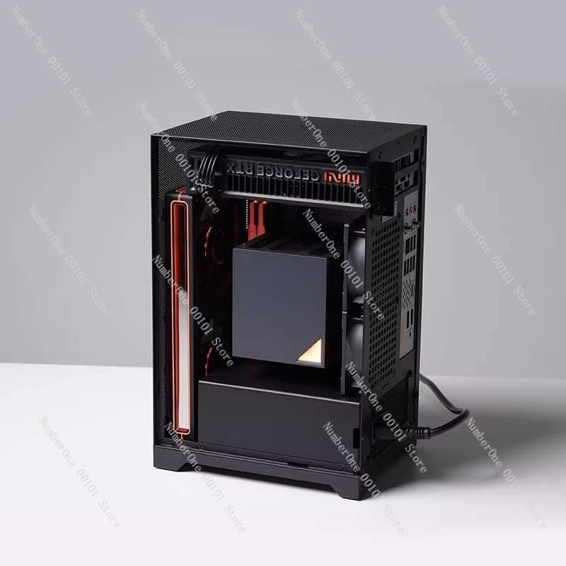 Portable ITX Mini PC Case Desk - Mini Itx Case With Handle Portable 评论和价格