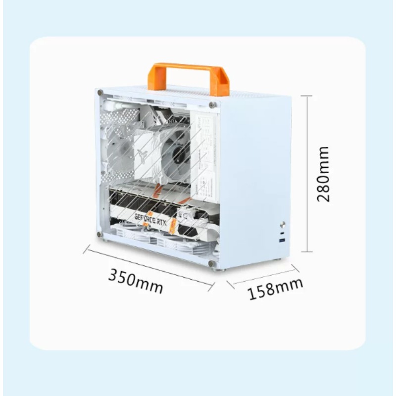 X79 Portable White Mini Comput - Mini Itx Case Water Cooling Support 评论和价格