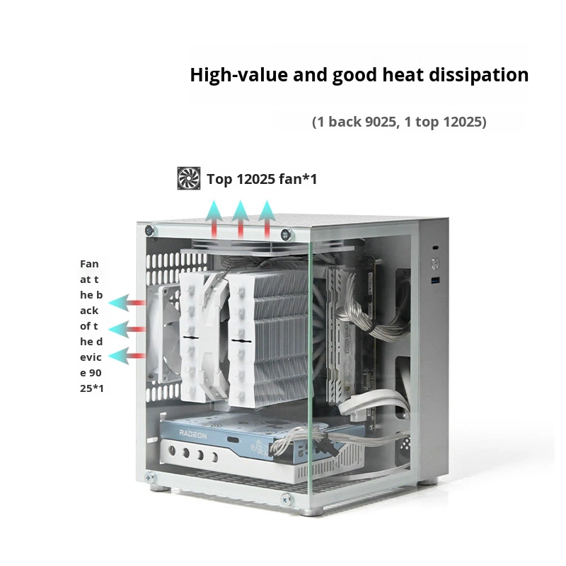 11L Aluminum Portable ITX PC C - Sff Case Tempered Glass 评论和价格