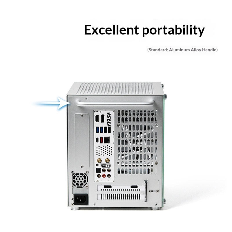 11L Aluminum Portable ITX PC C - Sff Case Tempered Glass 评论和价格