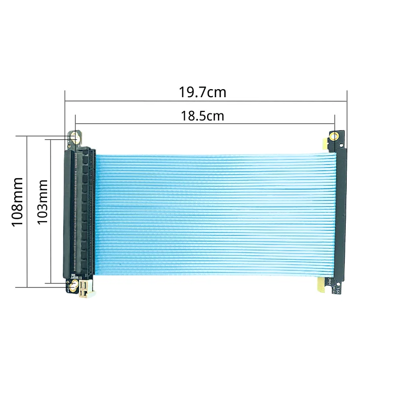 Dual Reverse Pcie 4.0 Riser Ca - Itx Case Pcie Riser 4.0 评论和价格