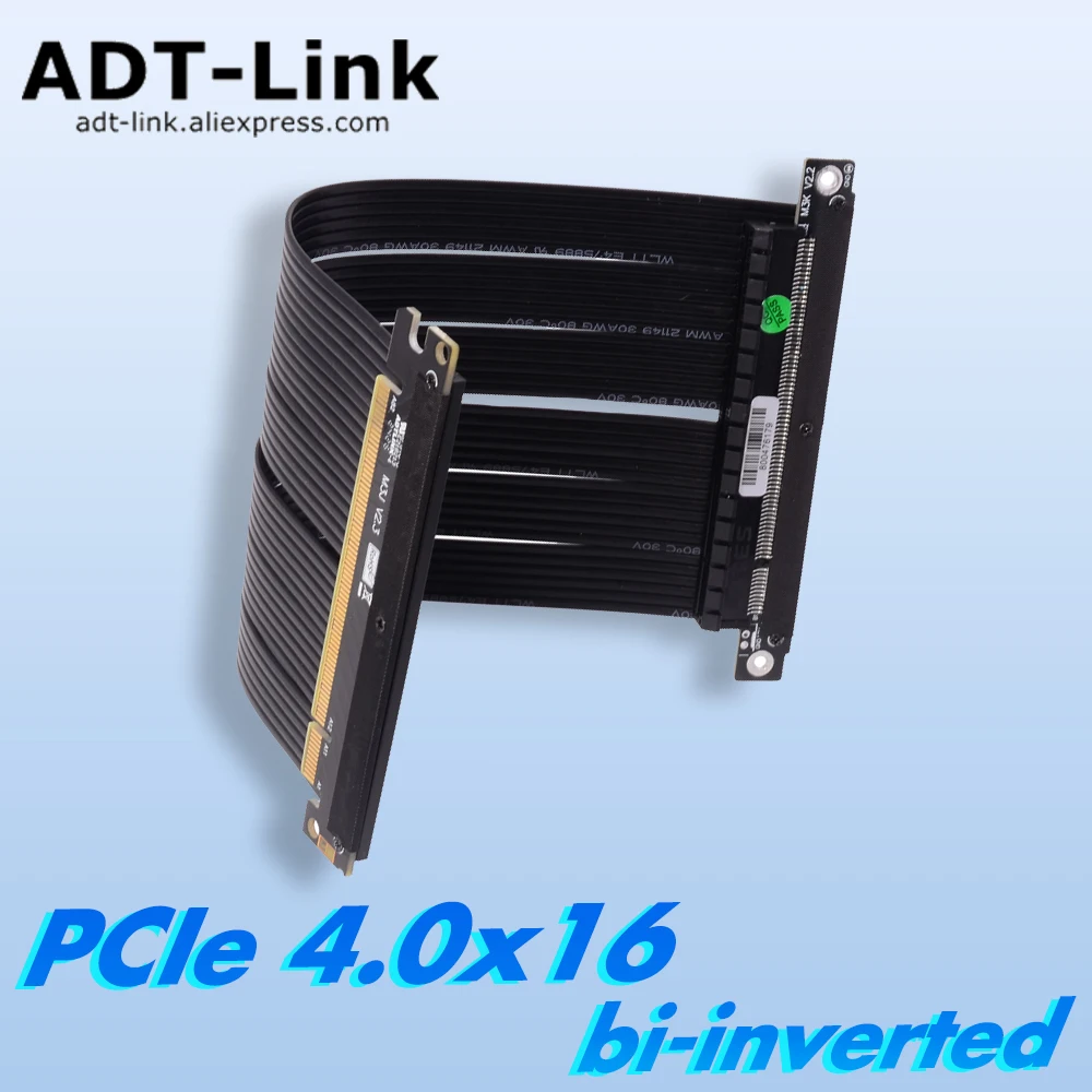 Dual Reverse PCIe 4.0 X16 Rise - Itx Case Pcie Riser 4.0 评论和价格
